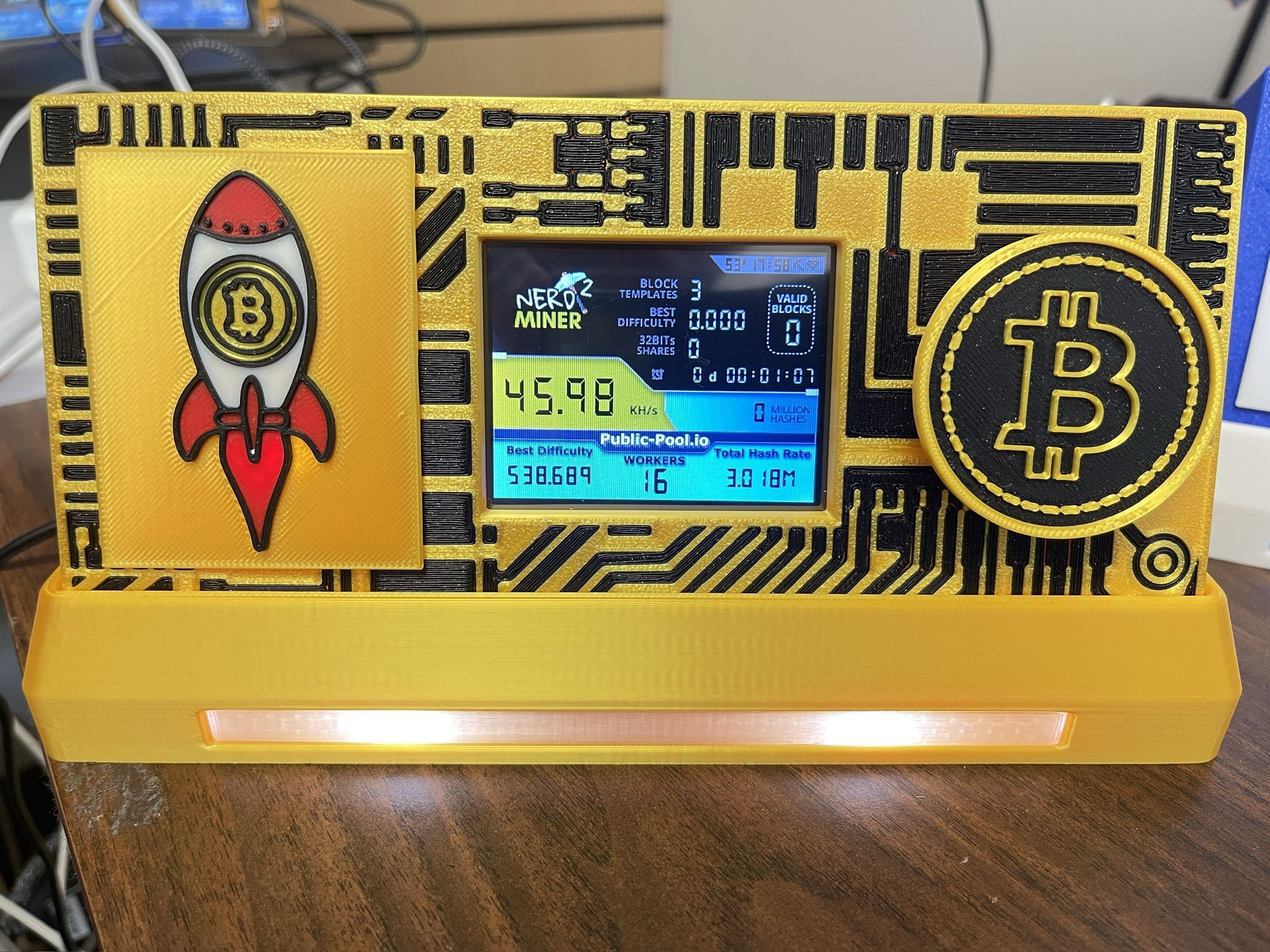 Nerdminer Bitcoin Miner Custom Made
