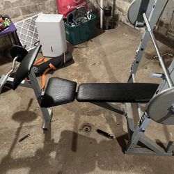 weight bench weights and weight rack