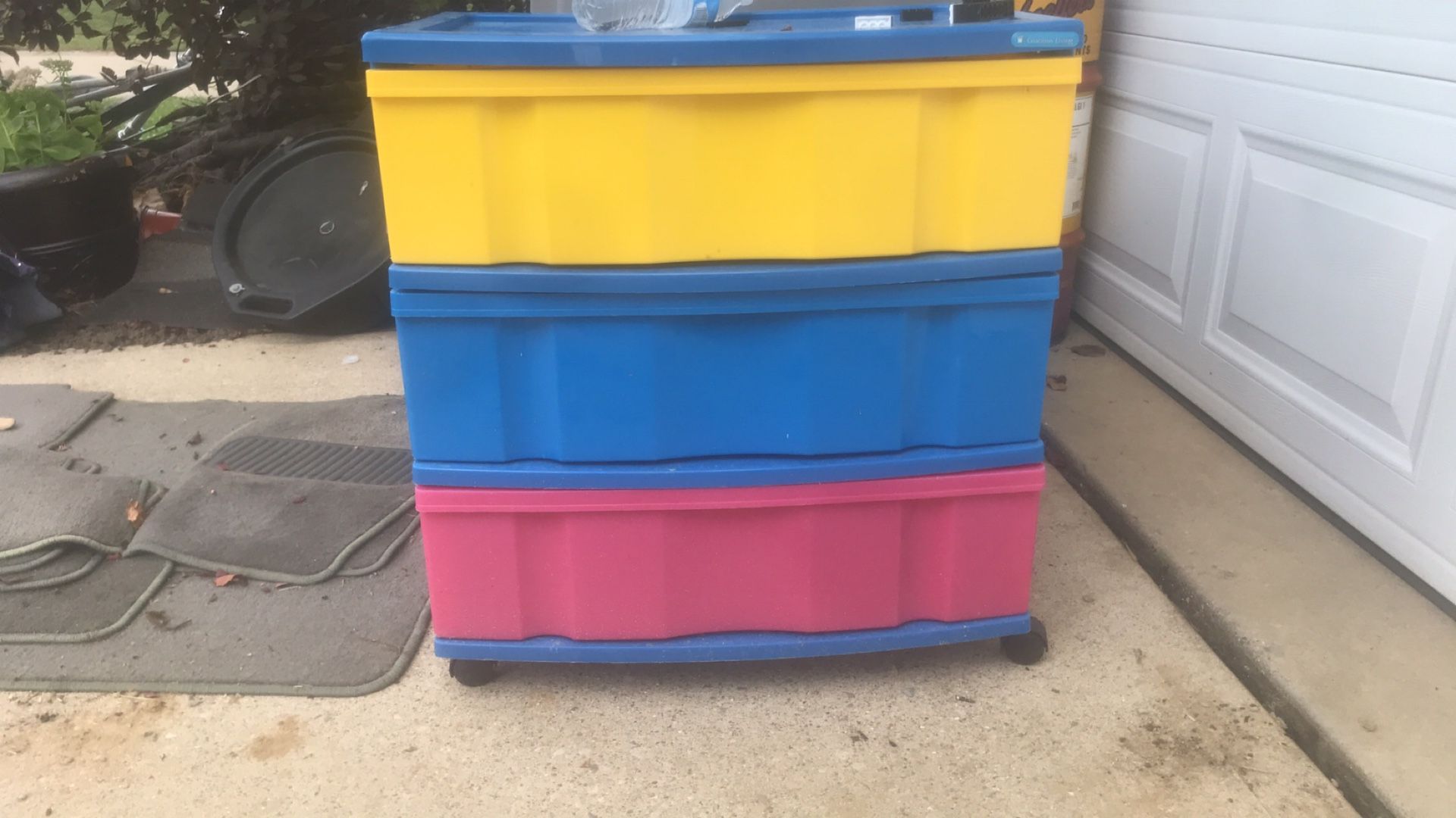 Plastic 3 Drawer 