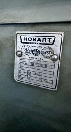 Hobart Stand Dough Mixer Model H600T 60 Qt Machine w Attachments NSF Certified Commercial Cake Bakery Equipment For Sale. NOT KitchenAid