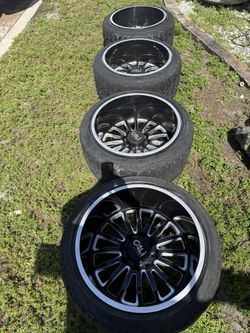 24 inch rims and tires 