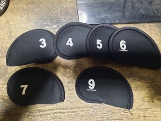 Neoprene Golf Iron Head Covers 