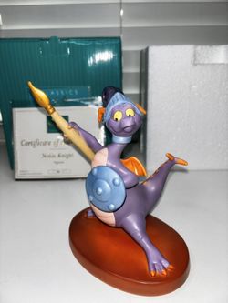 NEW DISNEY CLASSICS FIGMENT NOBLE KNIGHT PORCELAIN FIGURINE LIMITED EDITION