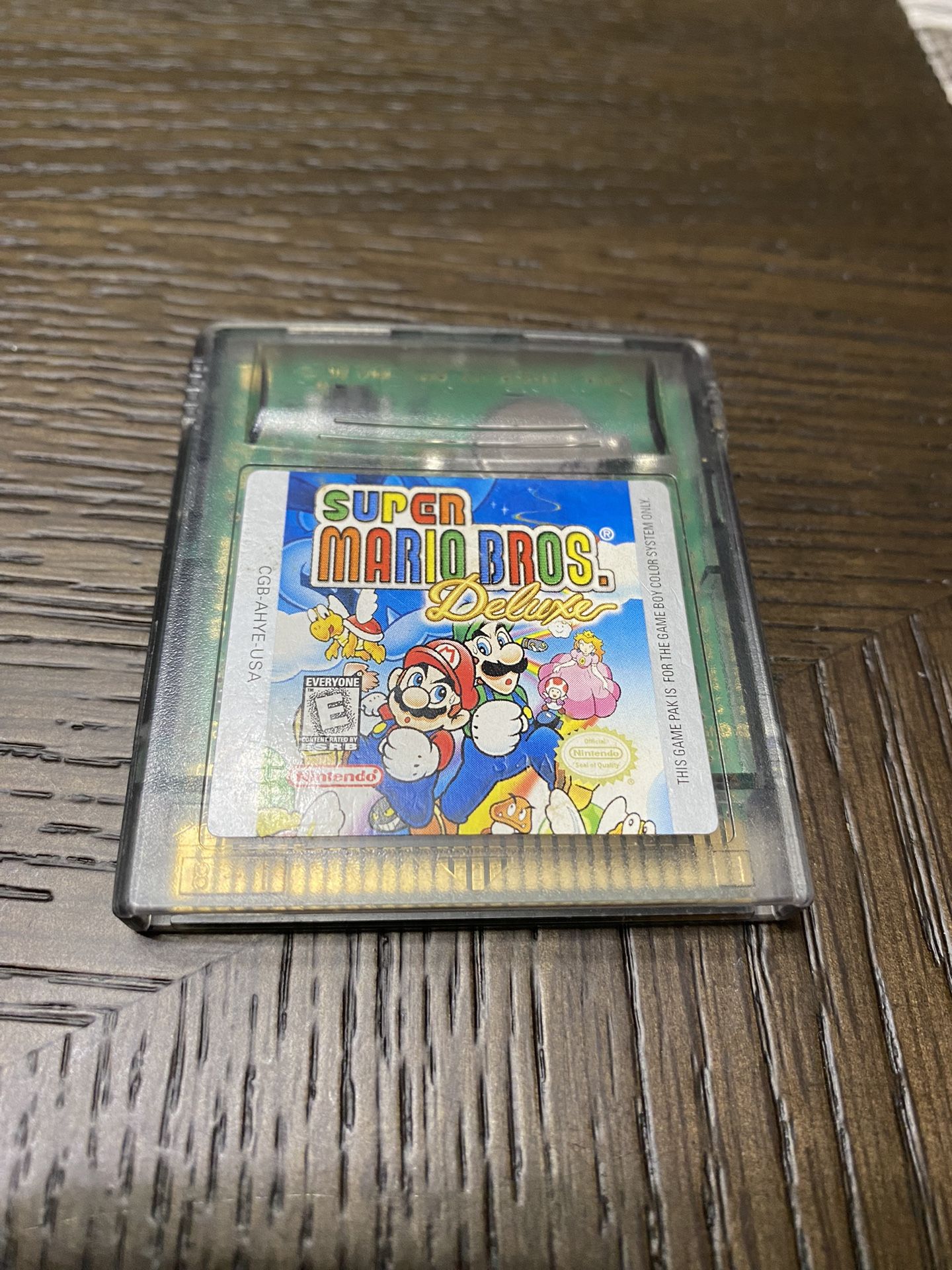 Super Mario Bros Deluxe For The Nintendo Gameboy Color