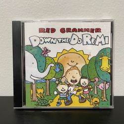 Red Grammer Down The Do Re Mi CD Album Kids Nursery Rhymes Vintage Sing 1991