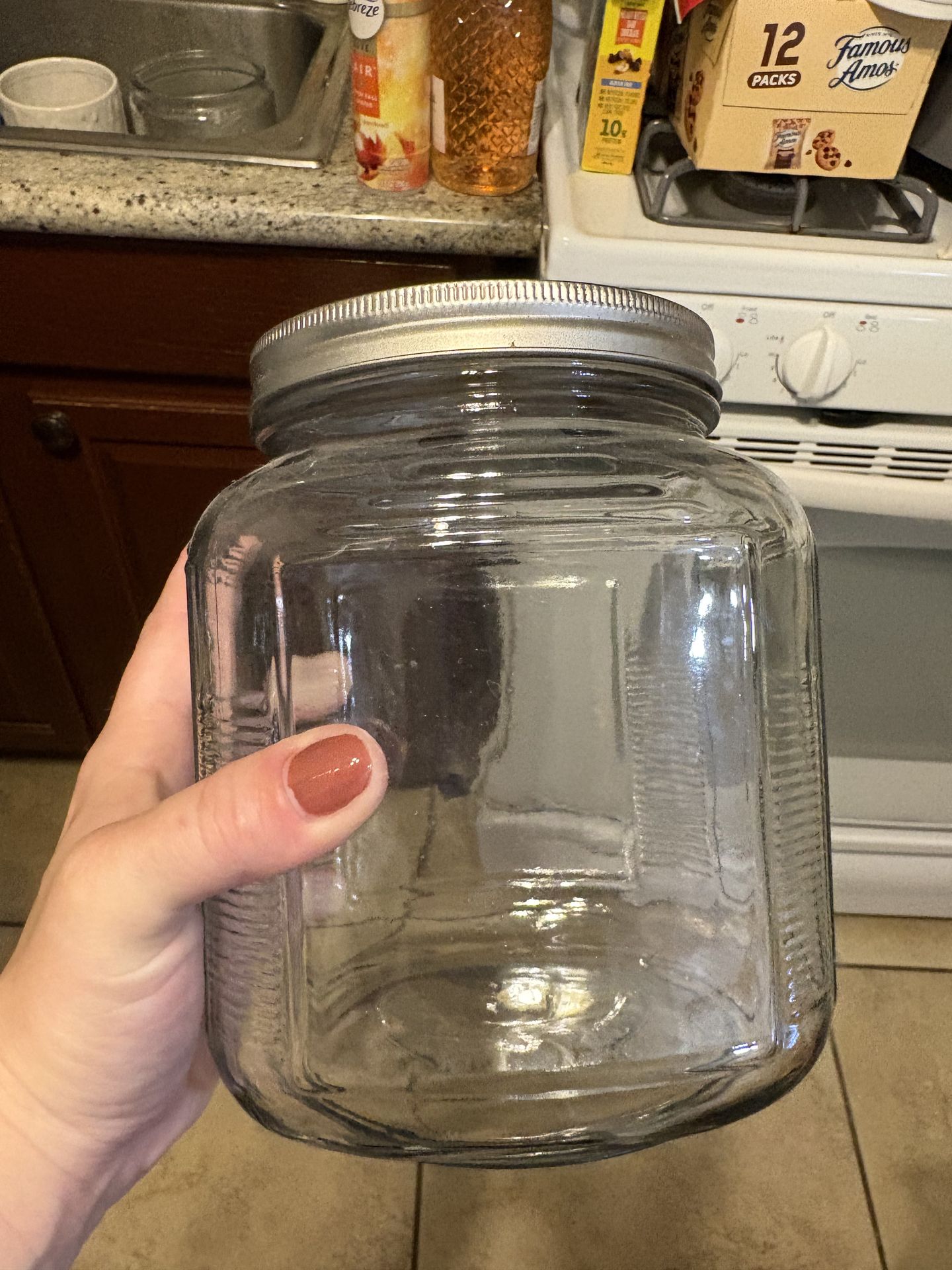 Glass Container + Glass Bottle