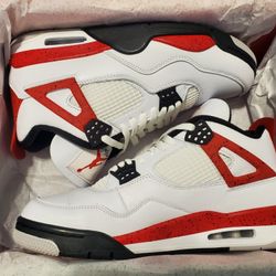 Nike Air Jordans 4 'Red Cement' (New) Size 11