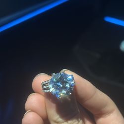 10ct Moissanite 925s Lab Top Quality Ring Size 7 💍 