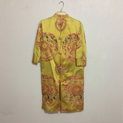 Vintage Silk Blend Brocade Jacket 