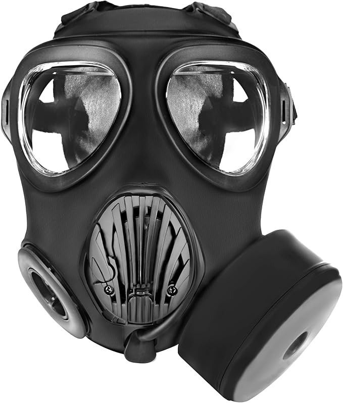 NEW IIR-100 Recon Military & Survival Respirator, Class 3, Dual 40mm NATO Ports & Hydration