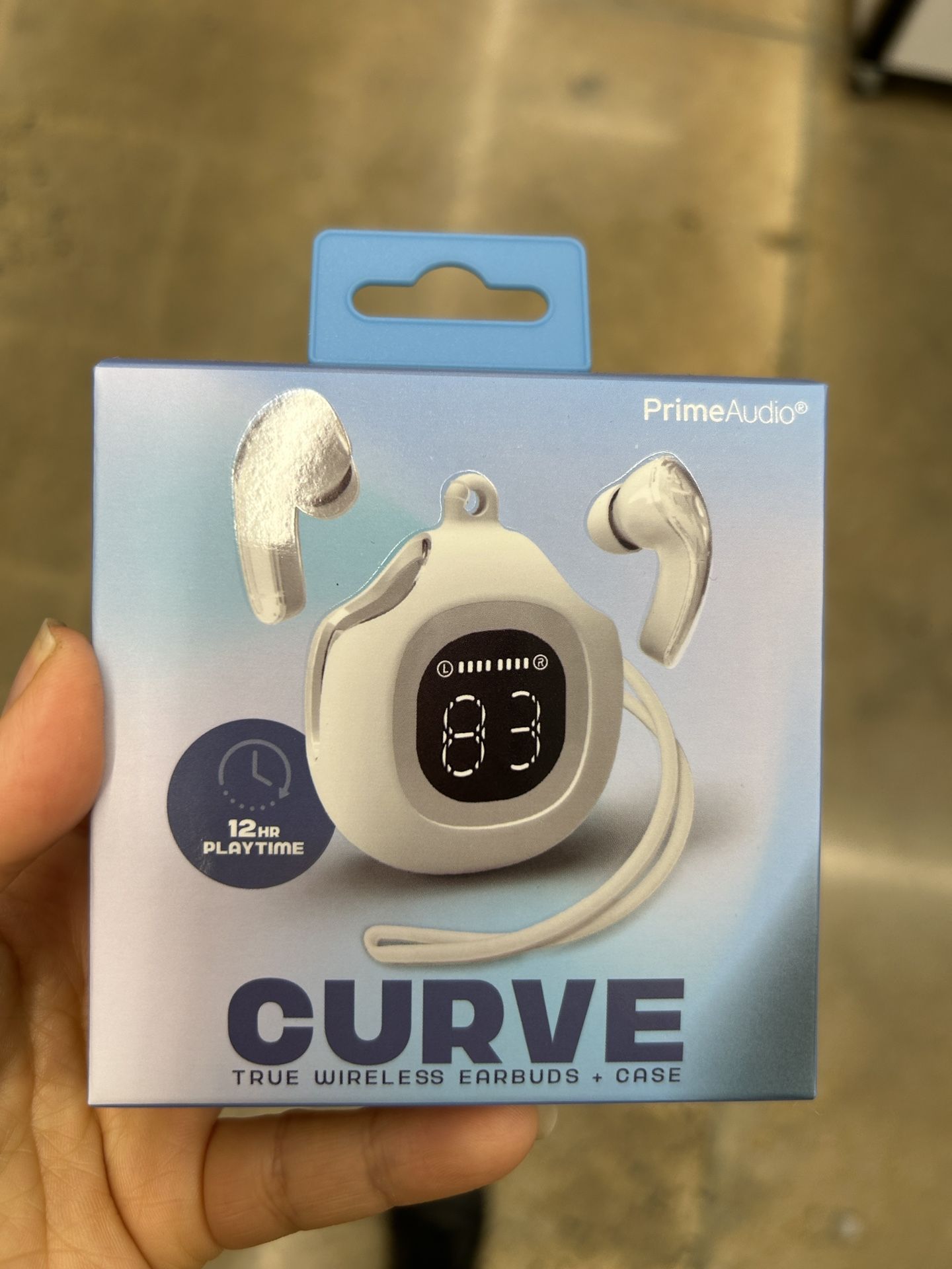 NWT PrimeAudio Curve Wireless Earbuds with Case