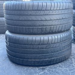 PAIR OF TIRE 245 40 17 MICHELIN 85% LIFE