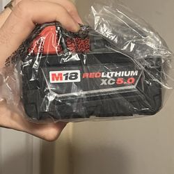 Milwaukee XC 5.0 Battery 🔋 Brand New.! 