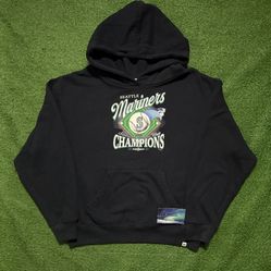 Seattle Mariners 2025 AL West Champs Hoodie Women Medium