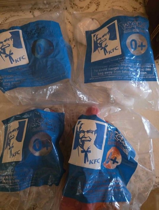 KFC POKEMON PLUS TOY SET OF 4 $60 PICK UP ONLY