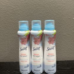 Secret Dry Spray