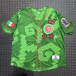 Sentrock Chicago Cubs Heritage Mexico Jersey Adult Size 2XL Unisex Artist 2025
