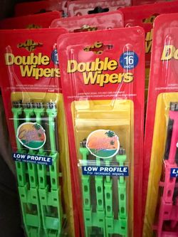 Vtg California Hot Pink Double Twin Beam Truck Wiper Arms 16” Pair 90's Kokomo
