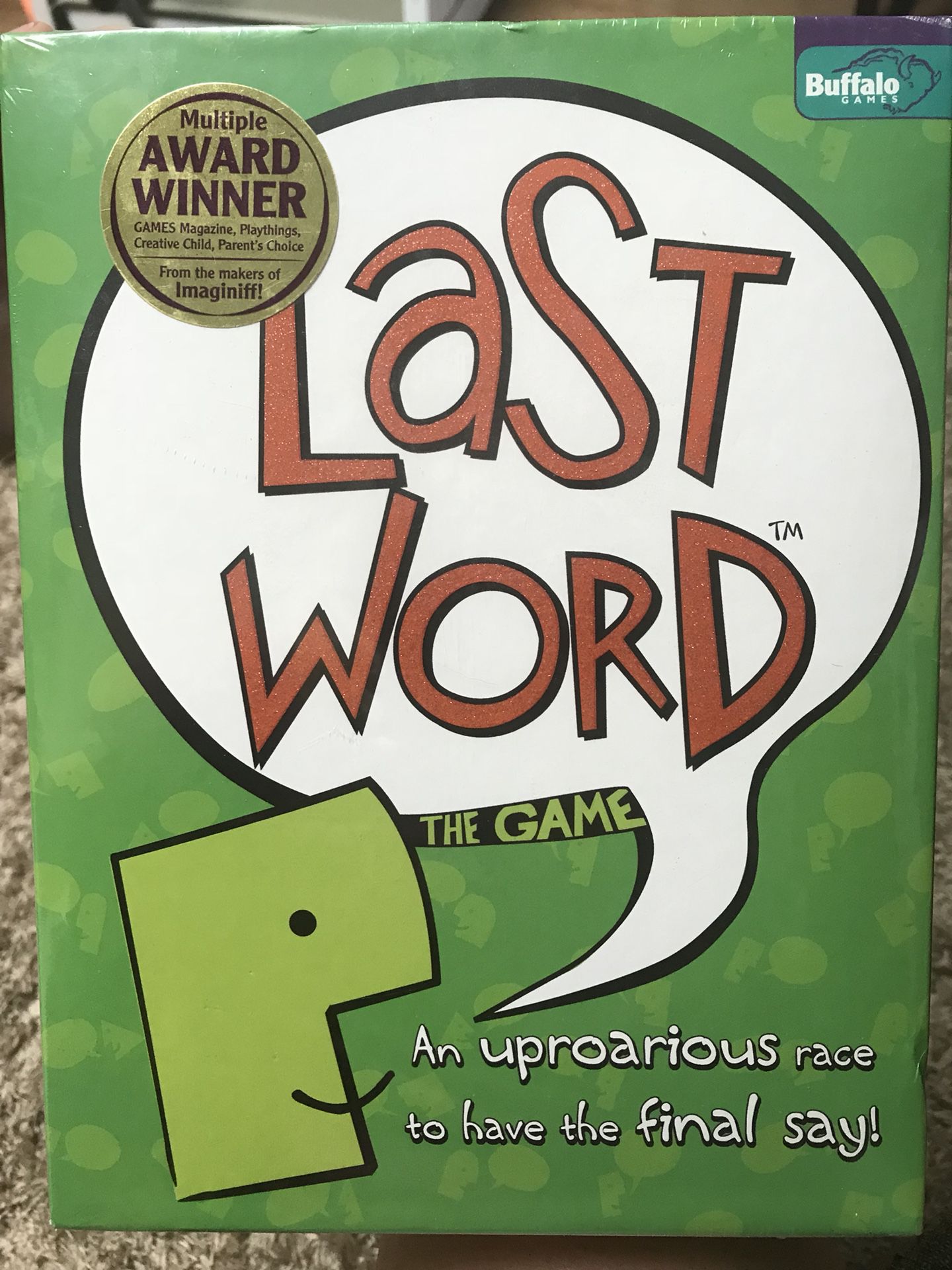 board game last word never opened