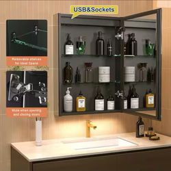 Wall Mount Medicine Cabinet with Mirror 