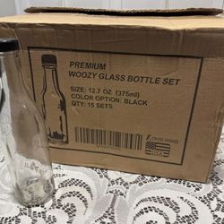 Woozy Bottles Empty size 12.7oz Complete Sets of Premium Commercial Grade Set of 15