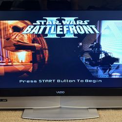 PERFECT RETRO GAMING Vizio 32” TV w VGA Monitor Component HDMI S-Video AV Inputs EXCELLENT CONDITION