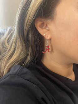Alabama Crimson Tide Drop Earrings