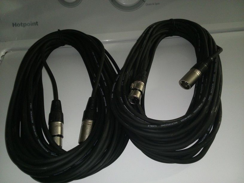 XLR CABLES ... $20 EACH ONE