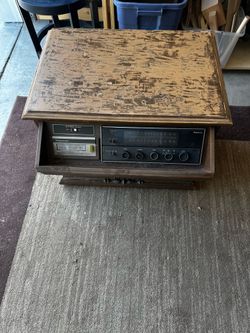 Old stereo cabinet