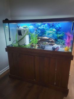 75 Gal Fish Tank W Accessories  Thumbnail