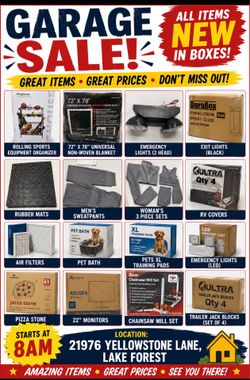 GARAGE SALE!!!!!!!!