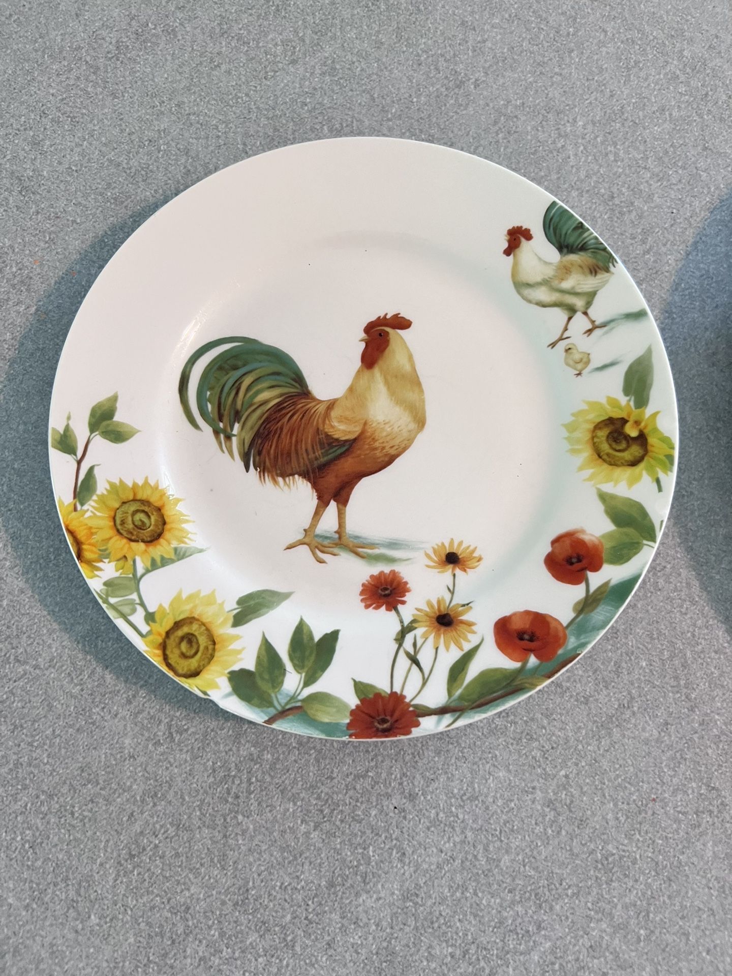 Pfaltzgraff Rooster Meadow Plates And Bowls