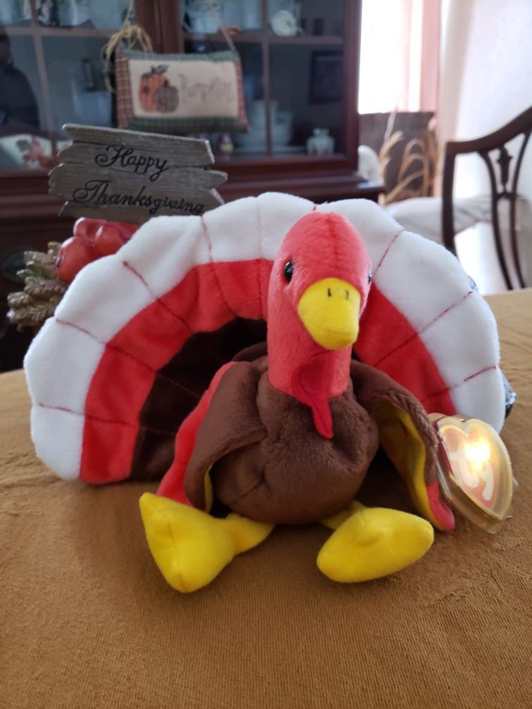 Gobbles the 1996/1997 retired bennie baby