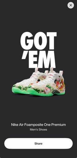 Foamposite Tiajin size 12 (NO TRADES PRICE IS FIRM)