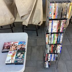 80+ DVD Movies + 5 VHS Movies