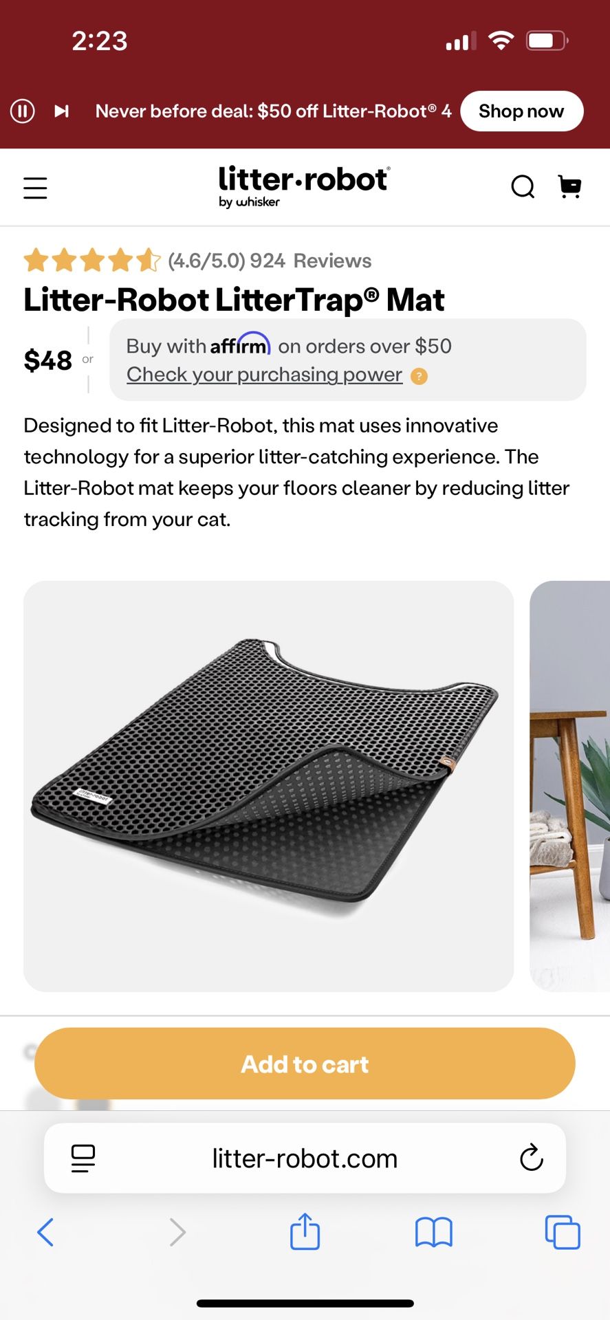 Litter-Robot LitterTrap Mat