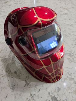 New Spiderman auto darkening Welding hood helmet.