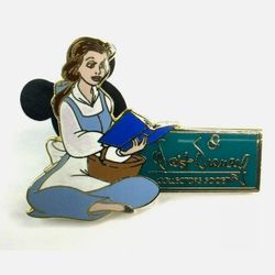 Walt Disney Collector's Society 2005 Belle Reading Book Member Exclusive Pin