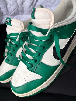 Nike Dunk Low Green Black White Sneakers