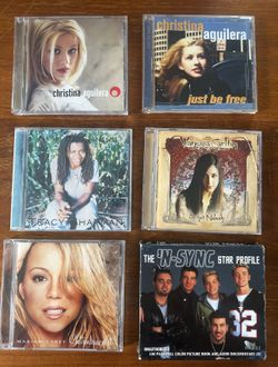 Lot Of 6 Throwback Y2K Pop CDs 