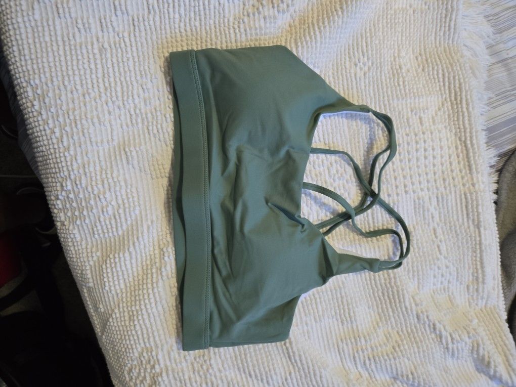 Running Girl Padded Sports Bra
