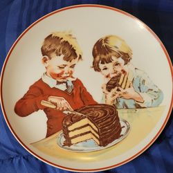 Hershey's 1934 Chocolate Cookbook Plate