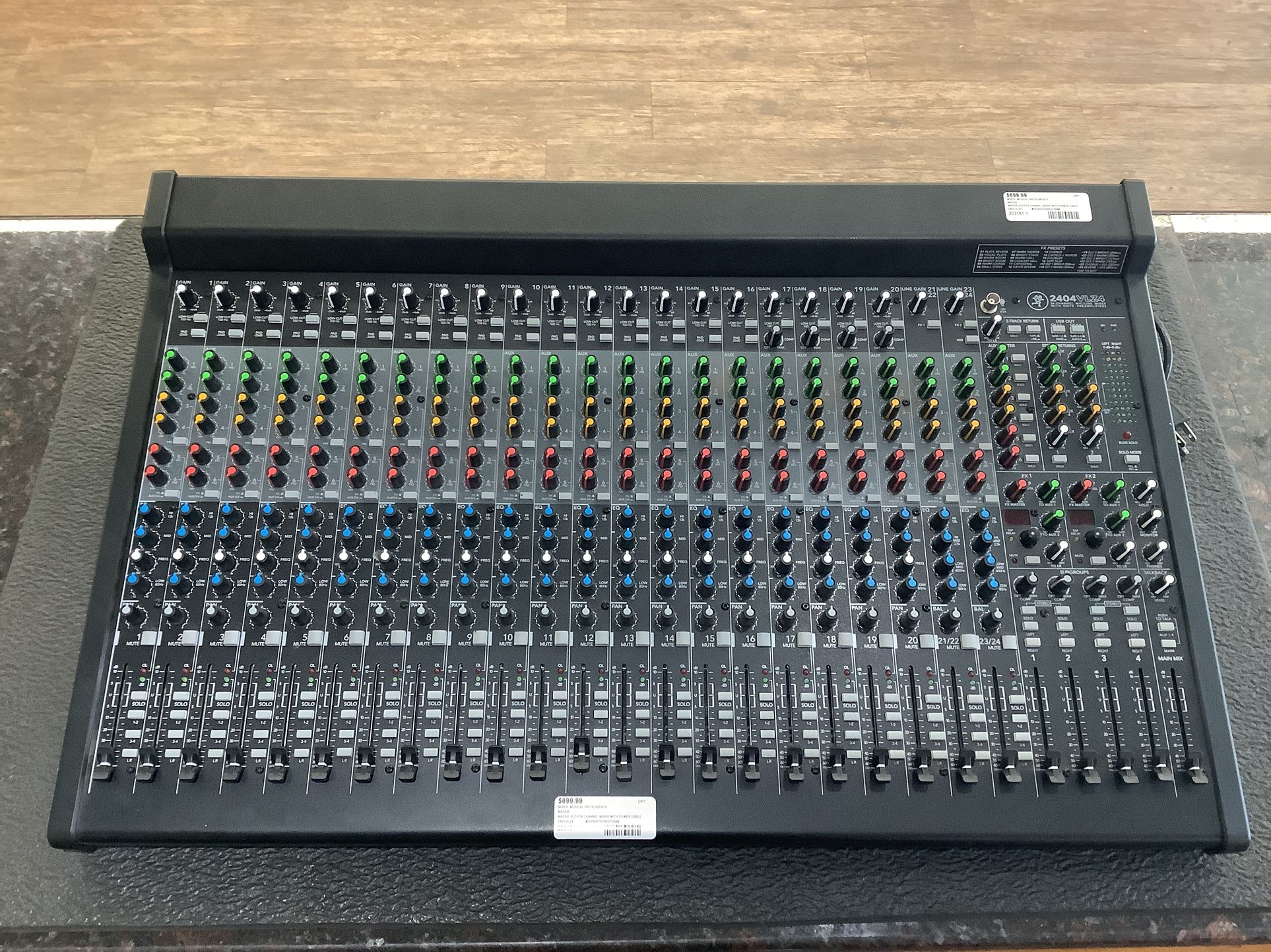 Mackie Channel Mixer w/ Power Cable