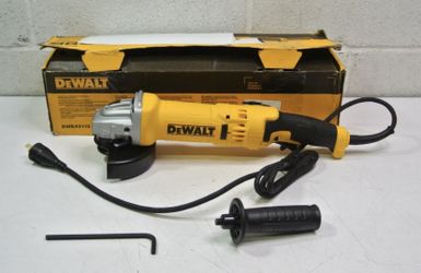 New DEWALT DWE43113 13A Corded 4.5-5" High Performance Trigger Grip Angle Grinder