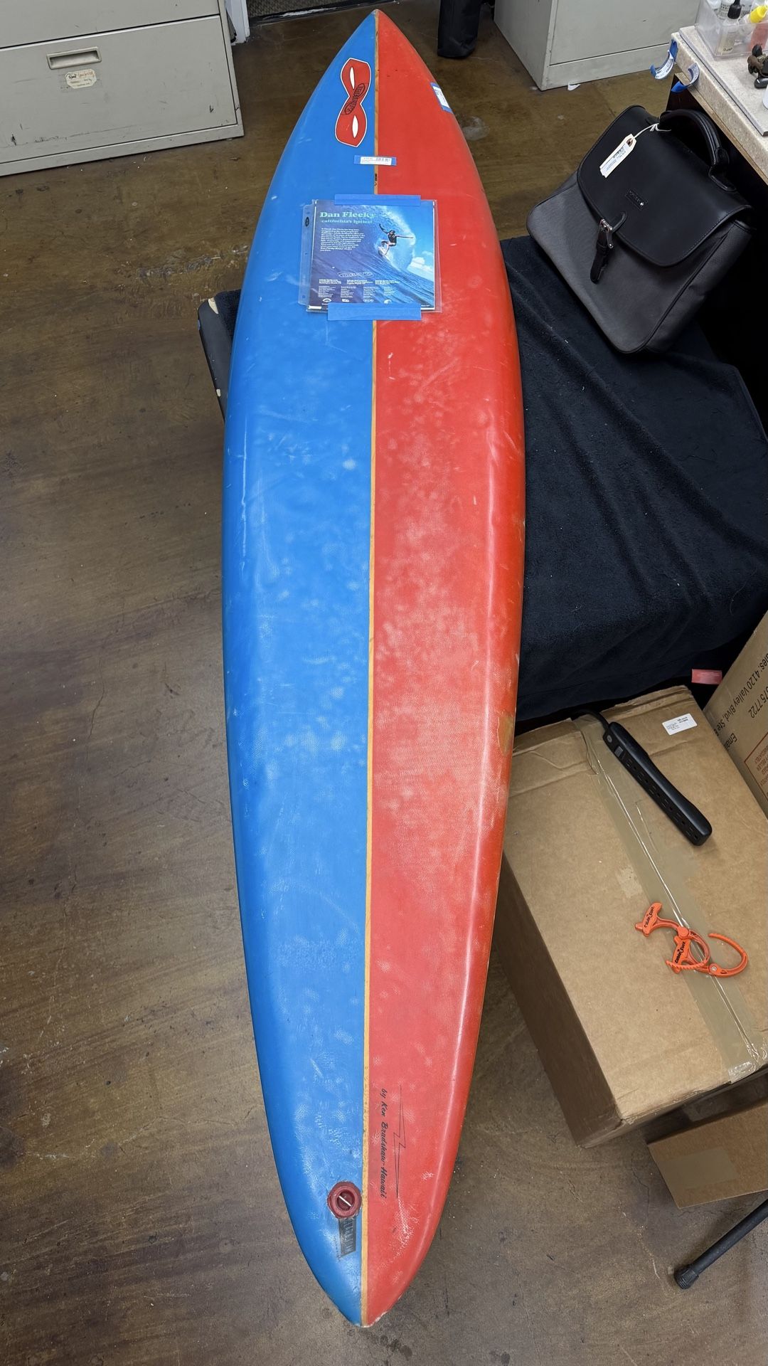 Infinity surf board by Ken Bradshaw