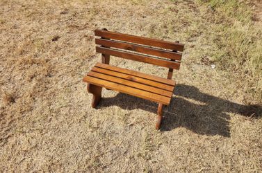 Solid Wood Child-Size Bench – Rustic / Vintage Style