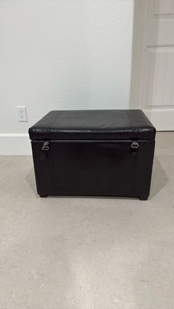 Storage bench - dark brown