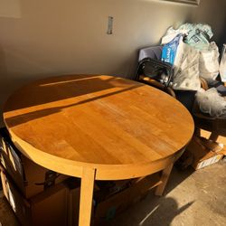 Ikea folding round table