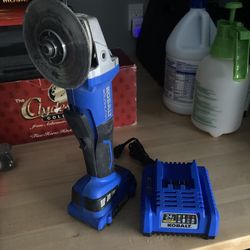 Kobalt 24v 4” Saw With Blade And Charger.