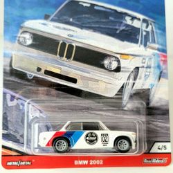 Hot Wheels Premium  BMW 2002 - White 